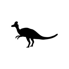 Dinosaur prehistoric animal icon design template vector