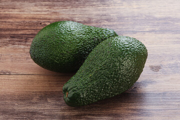 Fresh ripe green organic exotic avocado