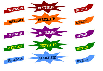 Bestseller Icons in drei verschiedenen Varianten und mit verschiedenen Farben