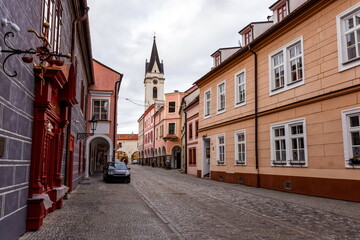 Obraz premium Old town of Trebon, Czech Republic