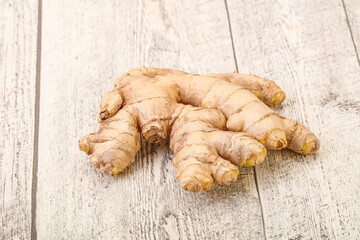Natural organic raw ginger root