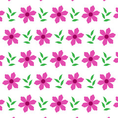 Flower background square design template vector