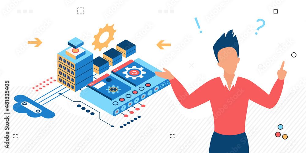 Poster online mining cryptocurrency digital platform. blockchain technology crypto hosting and storage syst