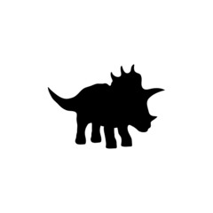Dinosaur prehistoric animal icon design template vector
