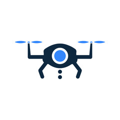 Air, drone, robot icon. Simple editable vector illustration.