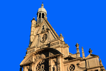 Fototapeta premium Eglise Saint-Etienne-du-Mont à Paris, France 