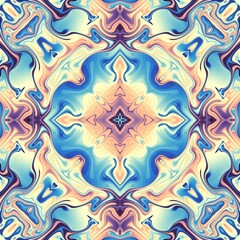 Art Nouveau style pattern