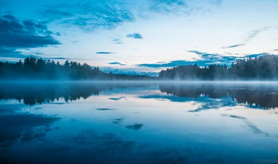 Fototapeten a finnish landscape © kallealeksip
