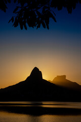 Pôr do Sol na Lagoa Rodrigo de Freitas