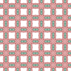Abstract seamless pattern with various shapes. Geometric pattern for fabric. Textile background.