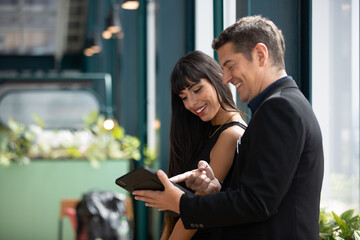 business person team group meeting discussion with partner teamwork for corporate working plan