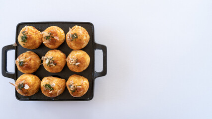 日本のタコ焼き”Japanese Octopus Dumplings”