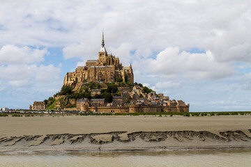 Le Mont-Saint-Michel  -  Inselgemeinde mit Abbaye du Mont-Saint-Michel, Zentrum des nationalen...