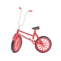 Illustration of a cute little bicycle