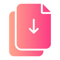 document upload gradient icon