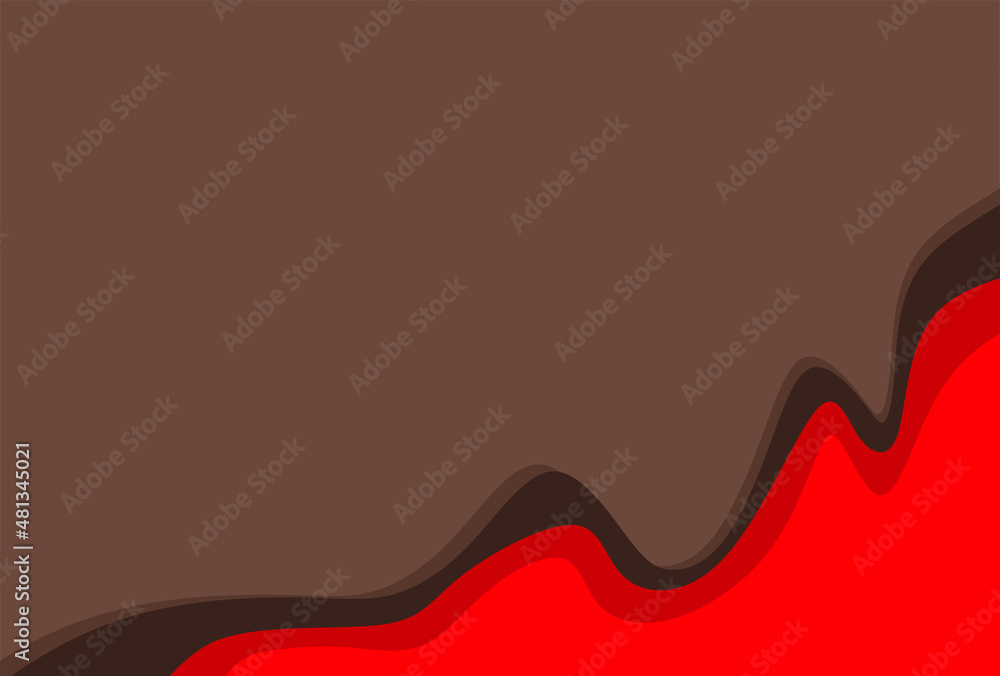 Poster simple background with melting liquid pattern and some copy space area
