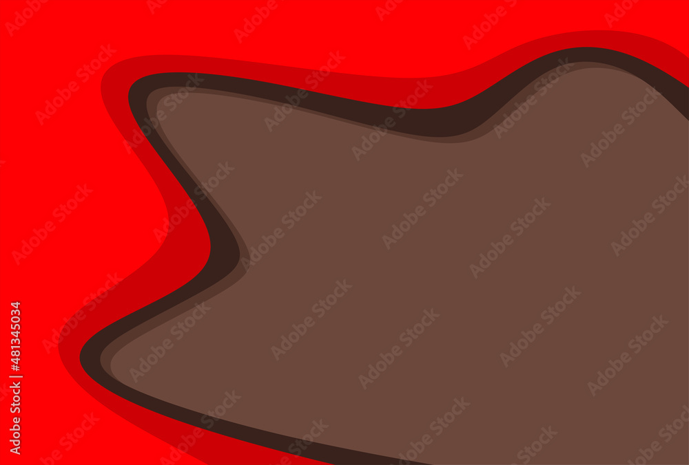 Poster simple background with melting liquid pattern and some copy space area