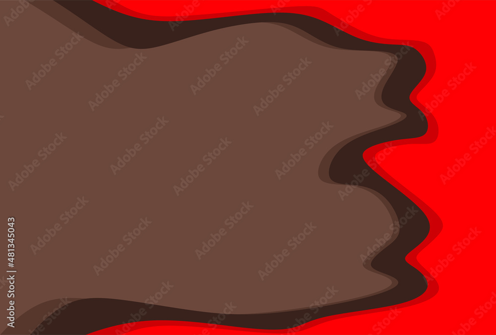 Aufkleber simple background with melting liquid pattern and some copy space area