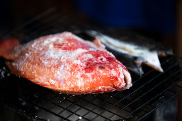 Salt-Crusted Grilled Fish