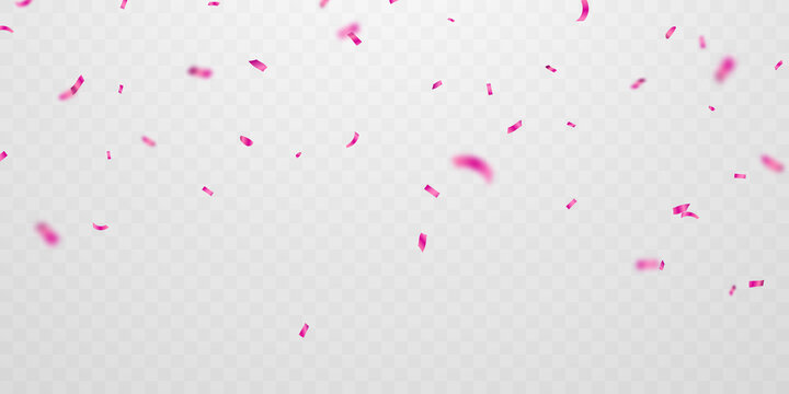 Free Falling Confetti Overlay PNG, Transparent Background