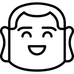 Chinese monk icon ,Chinese New Year vector illustration