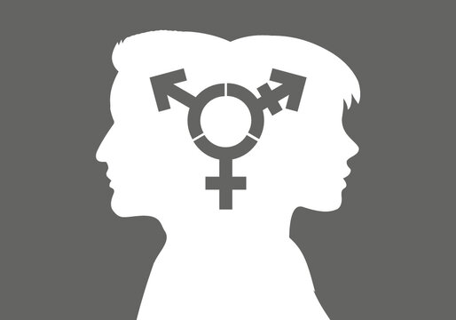 Gender icon transgender symbol