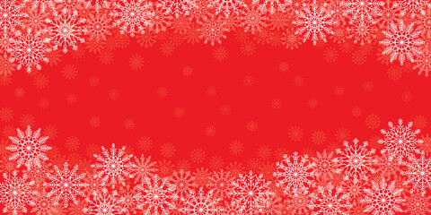 Christmas abstract background with snowflakes.