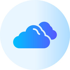 cloud gradient icon