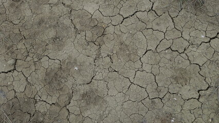 dry ground with cracks