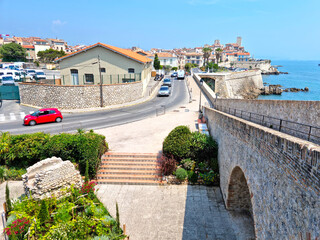 The city of Antibes, south of France