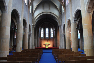 Fototapeta na wymiar saint-maximin church in metz (france) 