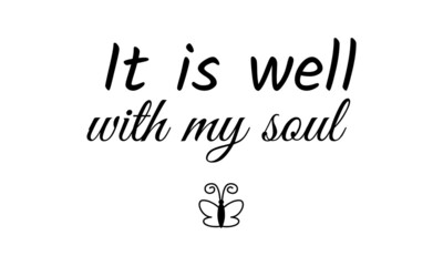 Fototapeta premium Christian Quote. Typography for print or use as poster, card, flyer, Banner or T Shirt