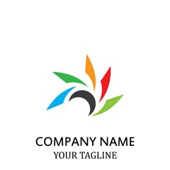 Modern Minimal Vector Logo for banner  poster  flyer