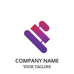 Modern Minimal Vector Logo for banner  poster  flyer