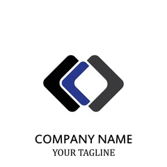 Modern Minimal Vector Logo for banner  poster  flyer