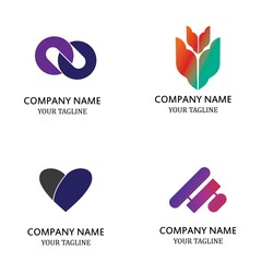 Modern Minimal Vector Logo for banner  poster  flyer