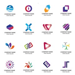 Modern Minimal Vector Logo for banner  poster  flyer