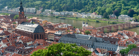 Heidelberg am Neckar  - obrazy, fototapety, plakaty