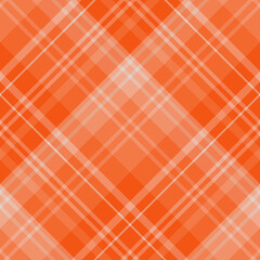 Seamless pattern in orange colors for plaid, fabric, textile, clothes, tablecloth and other things. Vector image. 2