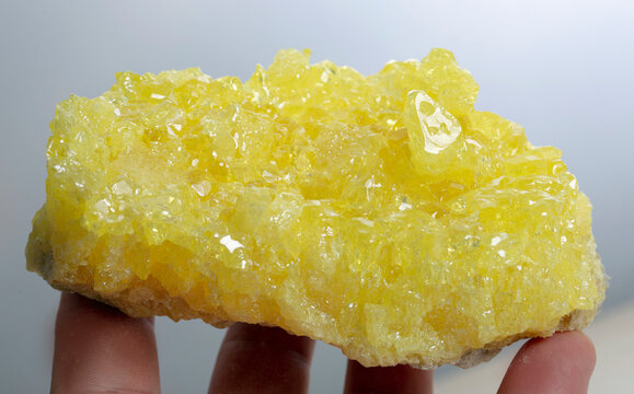sulphur mineral specimen stone rock geology gem crystal