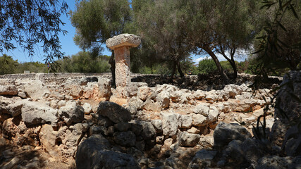 Poblado talayótico de Binissafullet, Sant Lluis, 
 Menorca, Islas Baleares, España