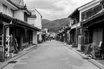 Foto op Canvas 日本の昔の街並みが連なるうだつの街並み © Yogon