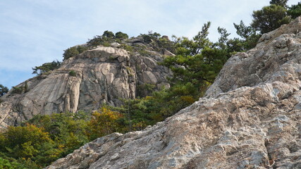 바위산의 풍경