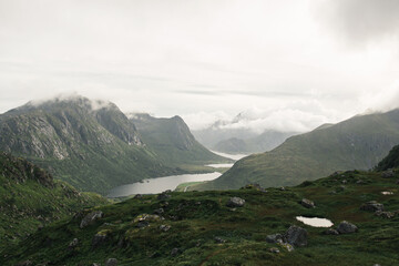 lake in the mountains