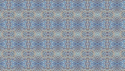 Abstract fractal polka dot geometric background.