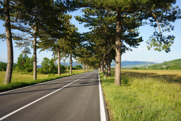 Road to Castel di Sangro, Abruzzo, Italy