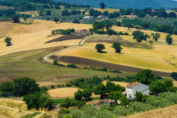 Obraz premium Landscape in Campobasso province, Molise, Italy