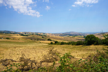 Landscape in Campobasso province, Molise, Italy