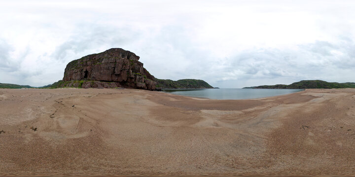 Barents sea coastline