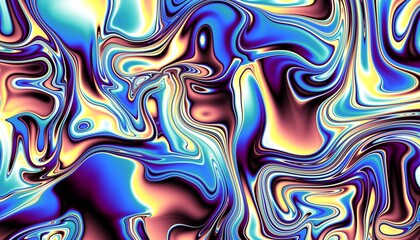 Wavy abstract futuristic background